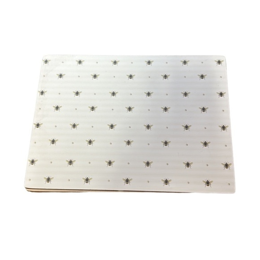 Bumblebee White Cork Placemat Set